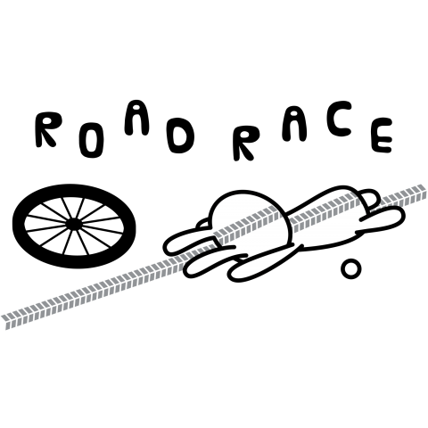 ロードレース・自転車 うさぎ&タイヤ
