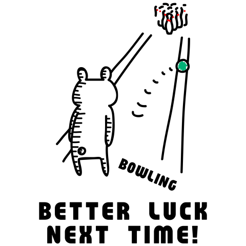 ボウリング クマのガター