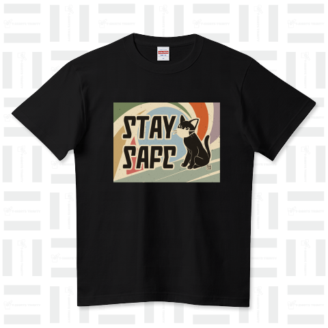 Stay safe ハイクオリティーTシャツ(5.6オンス)