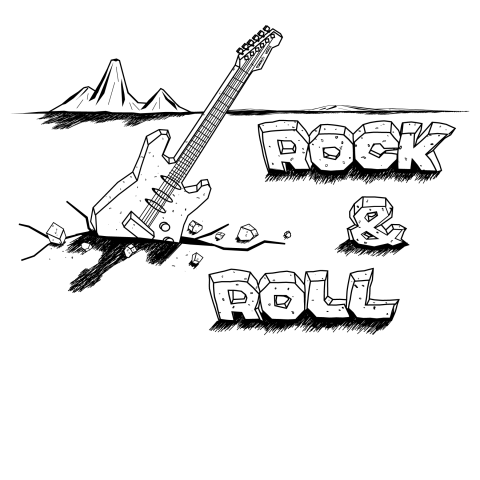 rock&roll guitar