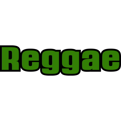 Reggae 文字 ロゴ