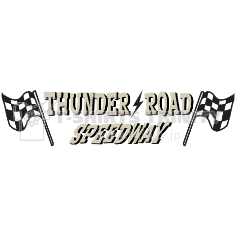 Thunder Road Speedway Official Pace Car デザインtシャツ通販 Tシャツトリニティ