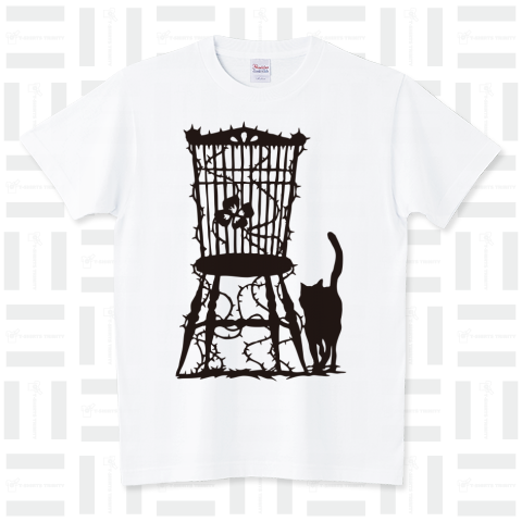 イバラの椅子と黒猫