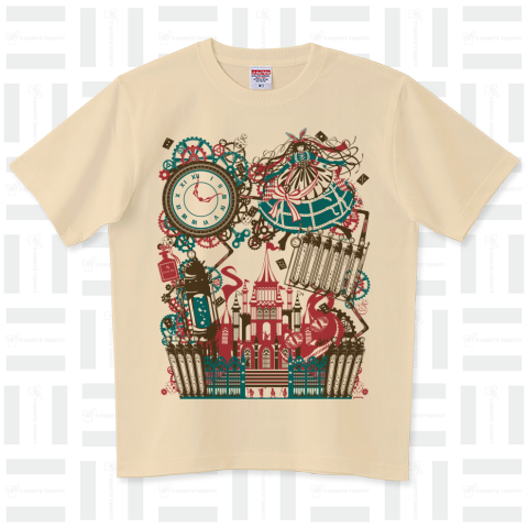 スチームパンク☆不思議の国のアリス-カラフル（Tシャツ）|デザインT