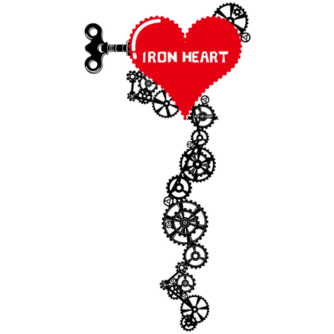 iron heart(鉄の心臓)赤