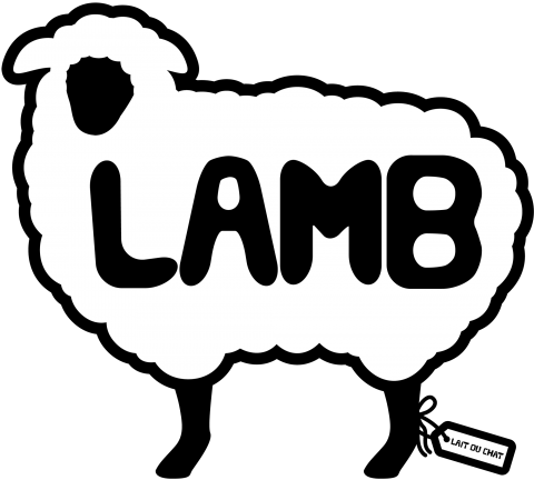 ひつじシルエット Lamb デザインtシャツ通販 Tシャツトリニティ