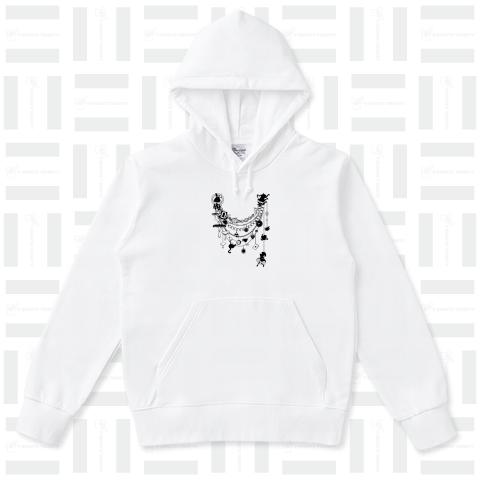 アリスシルエット☆モチーフネックレス（パーカー）|デザインTシャツ