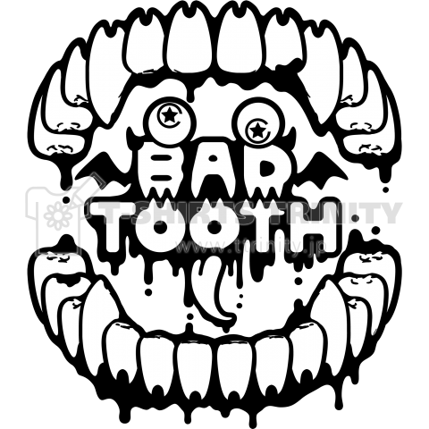 ホラーズシルエット★虫歯(bad tooth)にご注意!