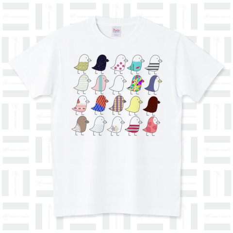 トリ図鑑 スタンダードTシャツ(5.6オンス)