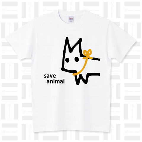 【全額寄付】save animal - big  design