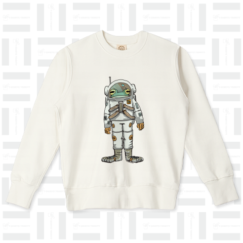 宇宙服カエル(色塗り)