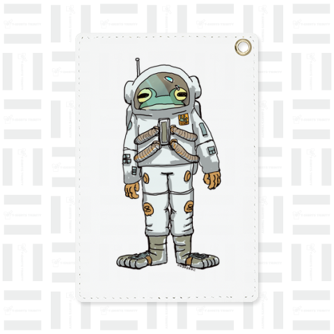 宇宙服カエル(色塗り)