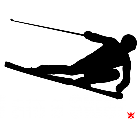 I am a Skier alpine 白