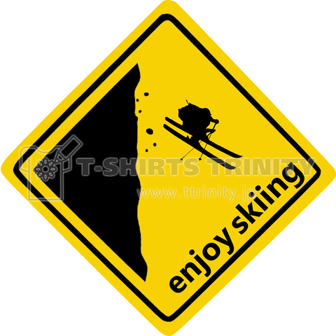 enjoy skiing2 看板デザイン