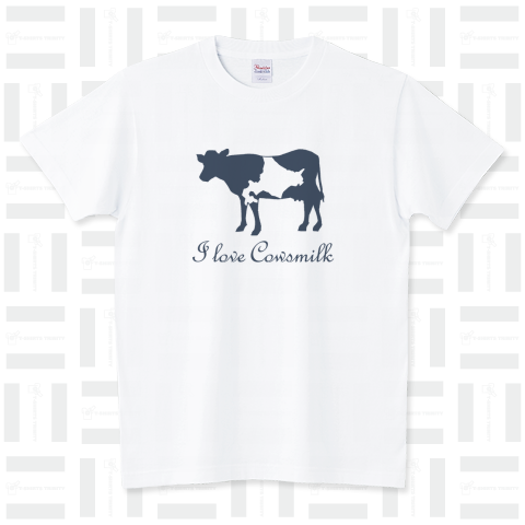 I Love Cowsmilk スタンダードTシャツ(5.6オンス)