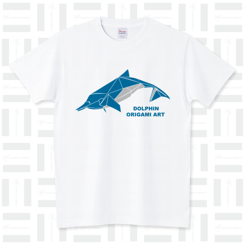 イルカの折り紙 スタンダードTシャツ(5.6オンス)