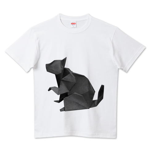 配置を自由に 猫 折り紙 デザインtシャツ通販 Tシャツトリニティ
