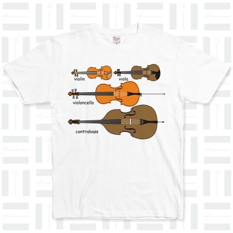 バイオリン属 2018.08.27（Tシャツ）|デザインTシャツ通販【Tシャツトリニティ】