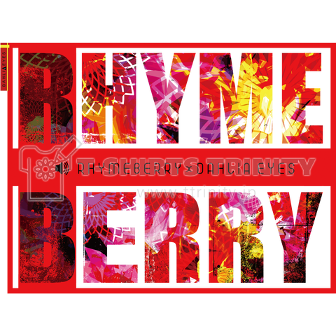 RHYMEBERRY×DAHLIA EYES design(red)