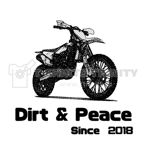 Dirt & Peaceのシンプルなモトクロッサーデザイン