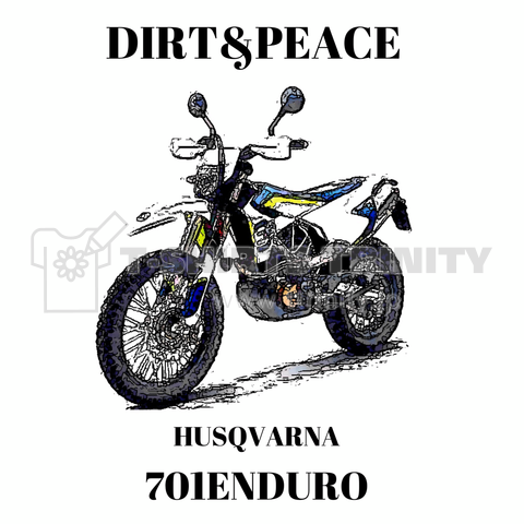 DIRT&PEACE 701ENDUROデザイン