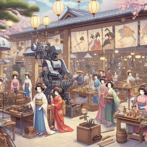 江戸時代のロボット工場