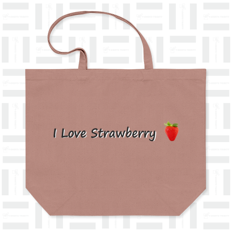 I love strawberry トートバッグ Lサイズ