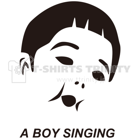 A SINGING BOY LOGO TEE