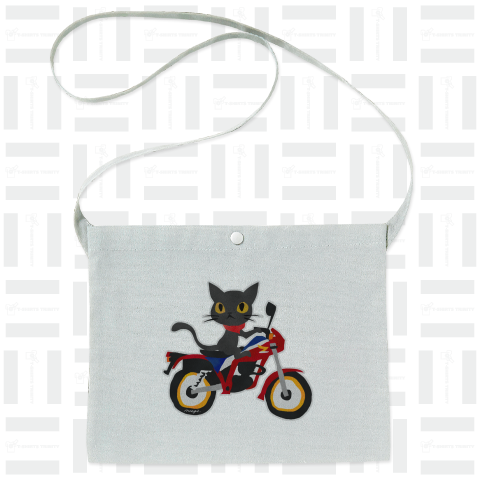 トライアルバイクな黒猫