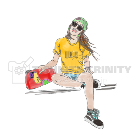 Sk8er Girl Tiffany デザインtシャツ通販 Tシャツトリニティ