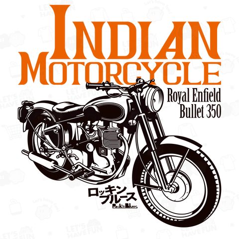 インドのバイク(ロイヤルエンフィールドブリット350)