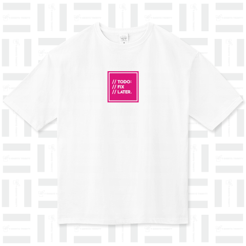 TODO: FIX LATER. (Pink) ビッグシルエットTシャツ(5.6オンス)