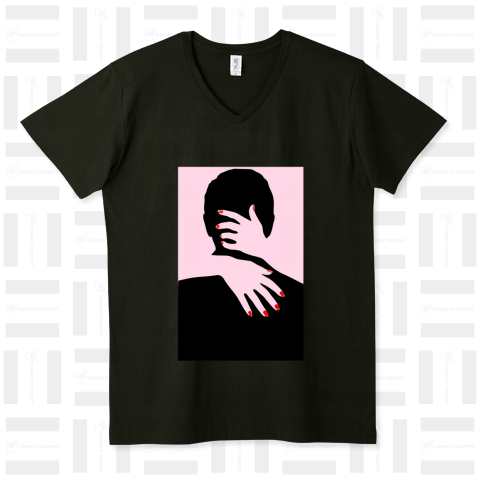 Lovers VネックTシャツ(4.3オンス)