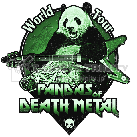 Pandas of Death Metal - 緑