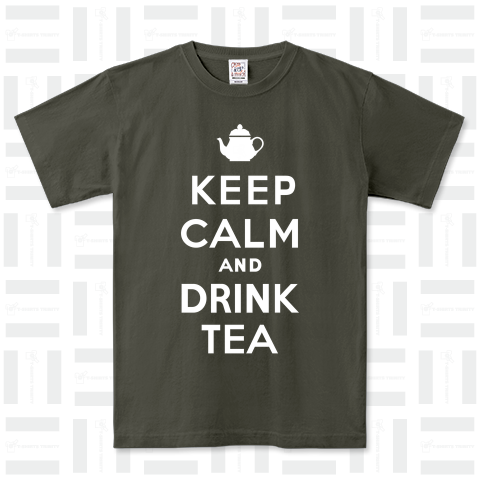 平静を保ち, お茶を飲む (Keep Calm and Drink Tea)