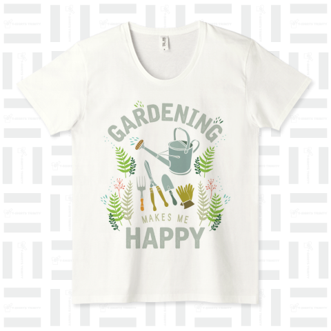 ガーデニング私を幸せにします 「Gardening Makes Me Happy」