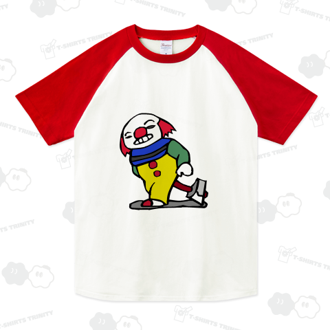 『ピエロ10 キラークラウン 殺人ピエロ 怖い 不気味 きもかわ 闇 ホラー』Tシャツ