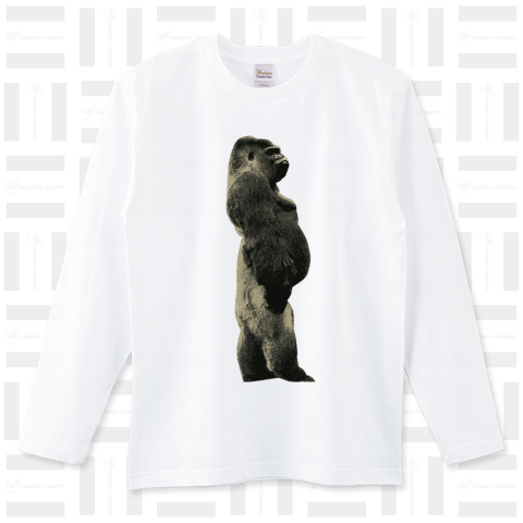 『ゴリラ1 野生動物 霊長類 最強 筋肉 動物 アニマル ペット 動物園』Tシャツ