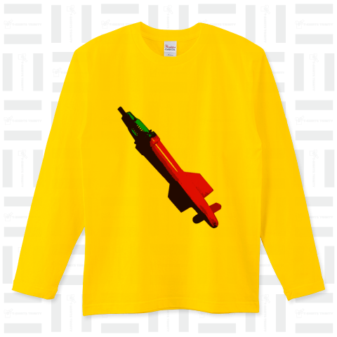 『ジャンプ弾(火薬をはさんで投げて遊ぶやつ) 昭和 レトロ ロケット おもちゃ 懐かしい 流行 一世風靡』Tシャツ