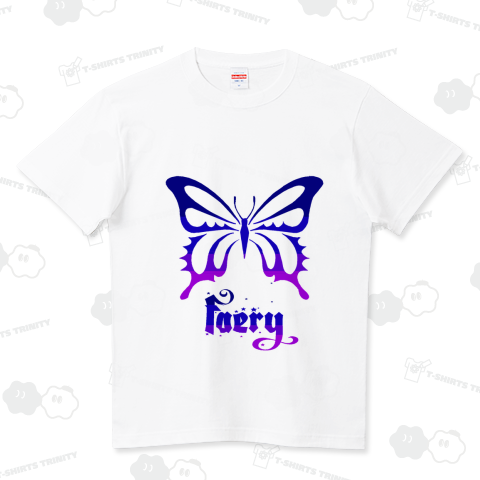 『フェアリー Faery 妖精 精霊 蝶 かわいい ポップ ギャル ティーン キレカワ』Tシャツ