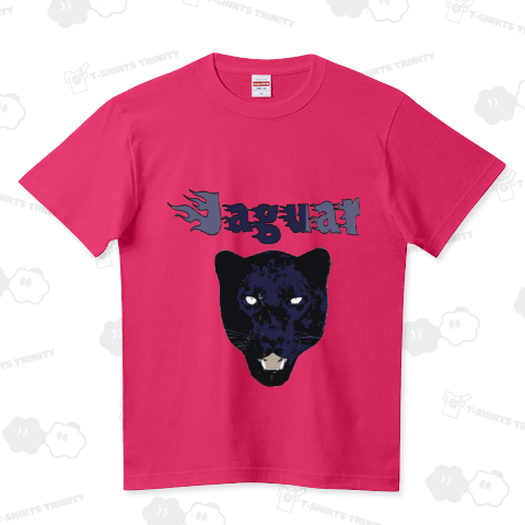 『ジャガー 黒豹 Jaguar ペット 猛獣 野生』Tシャツ