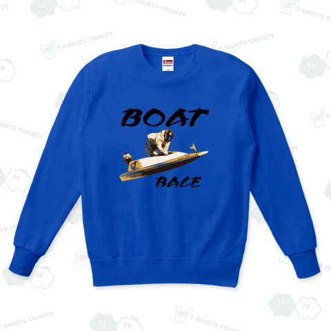 『競艇(前プリント) ボートレース 必勝 ギャンブル 船 勝舟投票券 モーターボート競走 BOAT RACE』Tシャツ