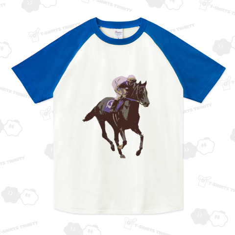 競馬 G1 必勝 馬 最強 ホース 馬主 万馬券』Tシャツ（ラグランTシャツ ...