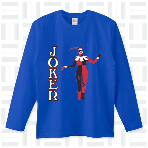 『ジョーカー 悪魔 ハロウィン ジャグラー ホラー キラークラウン 怖い ピエロ トランプ 道化師』Tシャツ