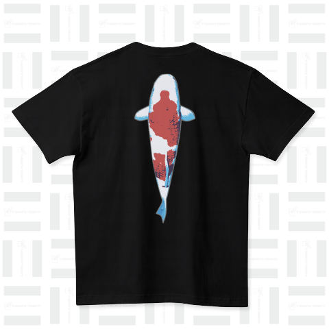 『鯉 魚 淡水魚 池 魚釣り 大型 和柄』Tシャツ