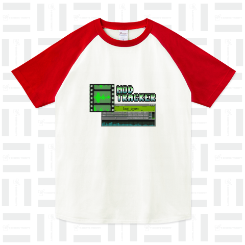 『MOD TRACKER モッド トラッカー sampler サンプラー 音ネタ 打ち込み DTM AMIGA テクノ 90年代』Tシャツ