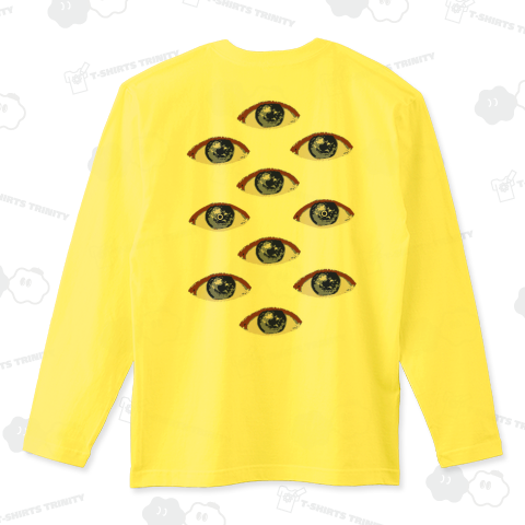 『目玉1 アイ EYES 眼球 眼科 グロ キモい 目玉だらけ 百目 眼病』Tシャツ