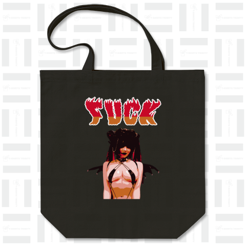 『ファック 小悪魔 FUCK  SEX メタル ロック セックス エロ エロカワ 巨乳 』Tシャツ
