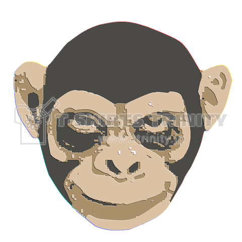 サル 猿 エイプ ゴリラ チンパンジー マキブ ヒヒ マンドリル 霊長類 Tシャツ デザインtシャツ通販 Tシャツトリニティ