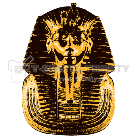 ツタンカーメン2 エジプト ファラオ 仮面 クフ王 クレオパトラ ピラミッド 壁画 ミイラ 財宝 Tシャツ デザインtシャツ通販 Tシャツトリニティ